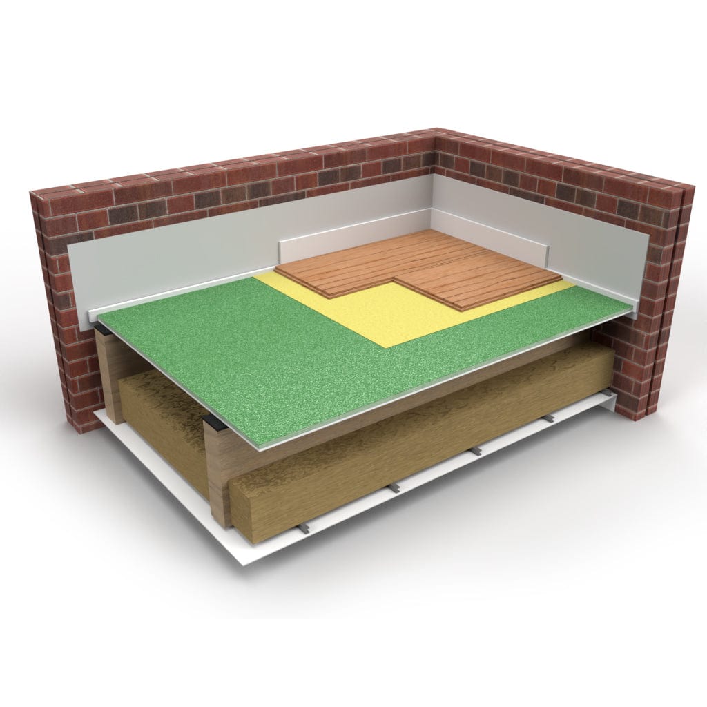 Tekfon Acustop Acoustic Vapour Floor Deck | 2400mm x 600mm