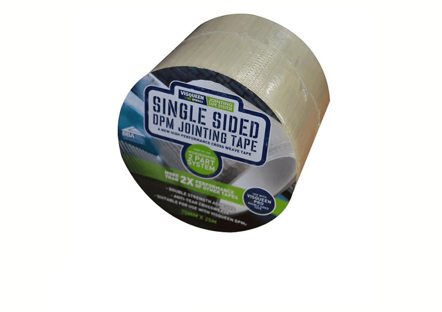Visqueen Hardware Tape Visqueen Single Sided Jointing Tape 75mm x 25m