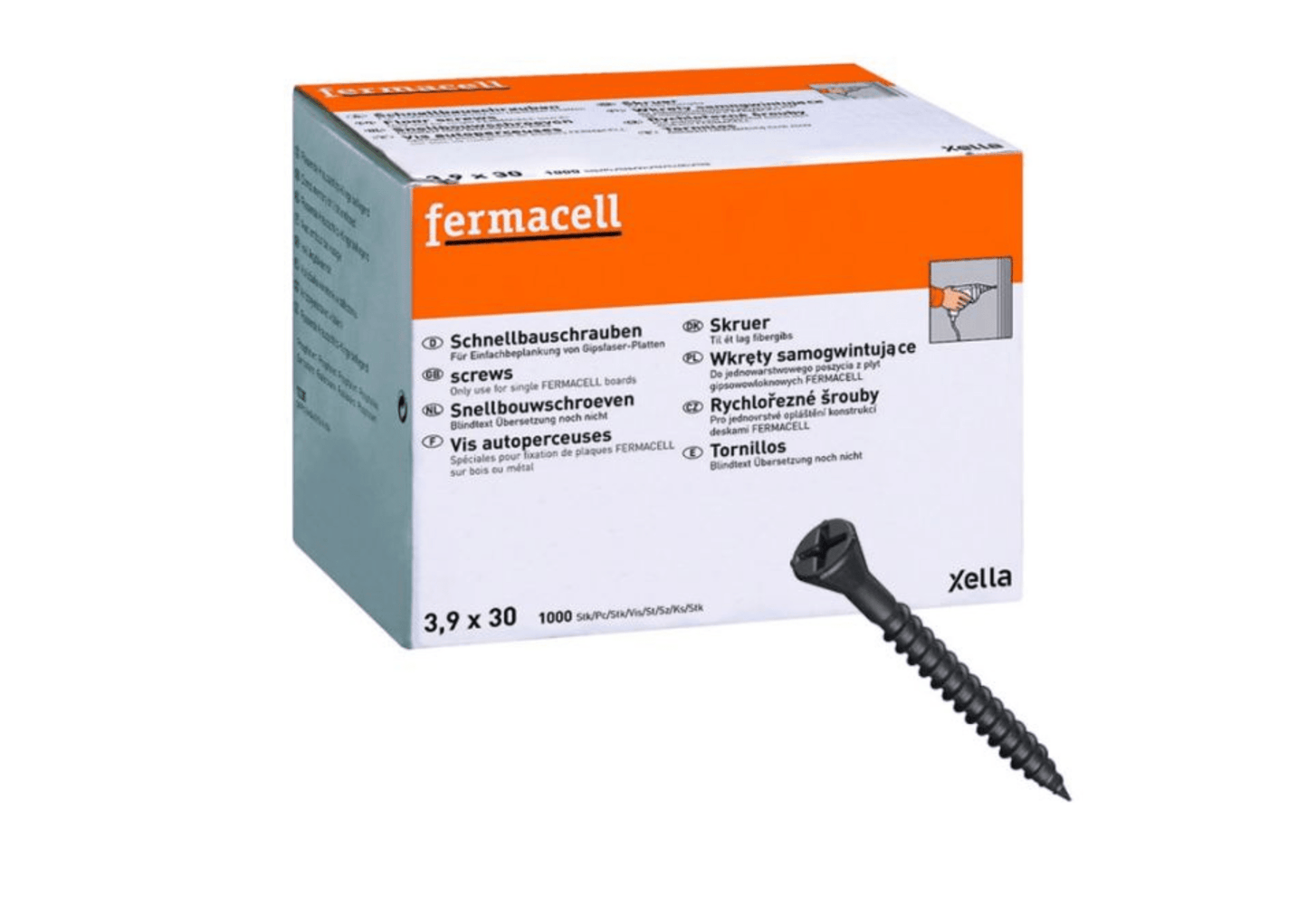 Fermacell 250pcs fermacell® Screws 3.9 x 30mm