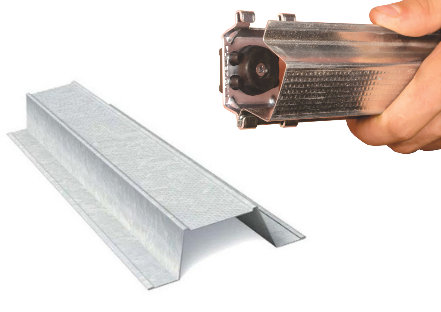 Pliteq Pliteq GenieClip® - Top Hat Furring Channel 1850mm