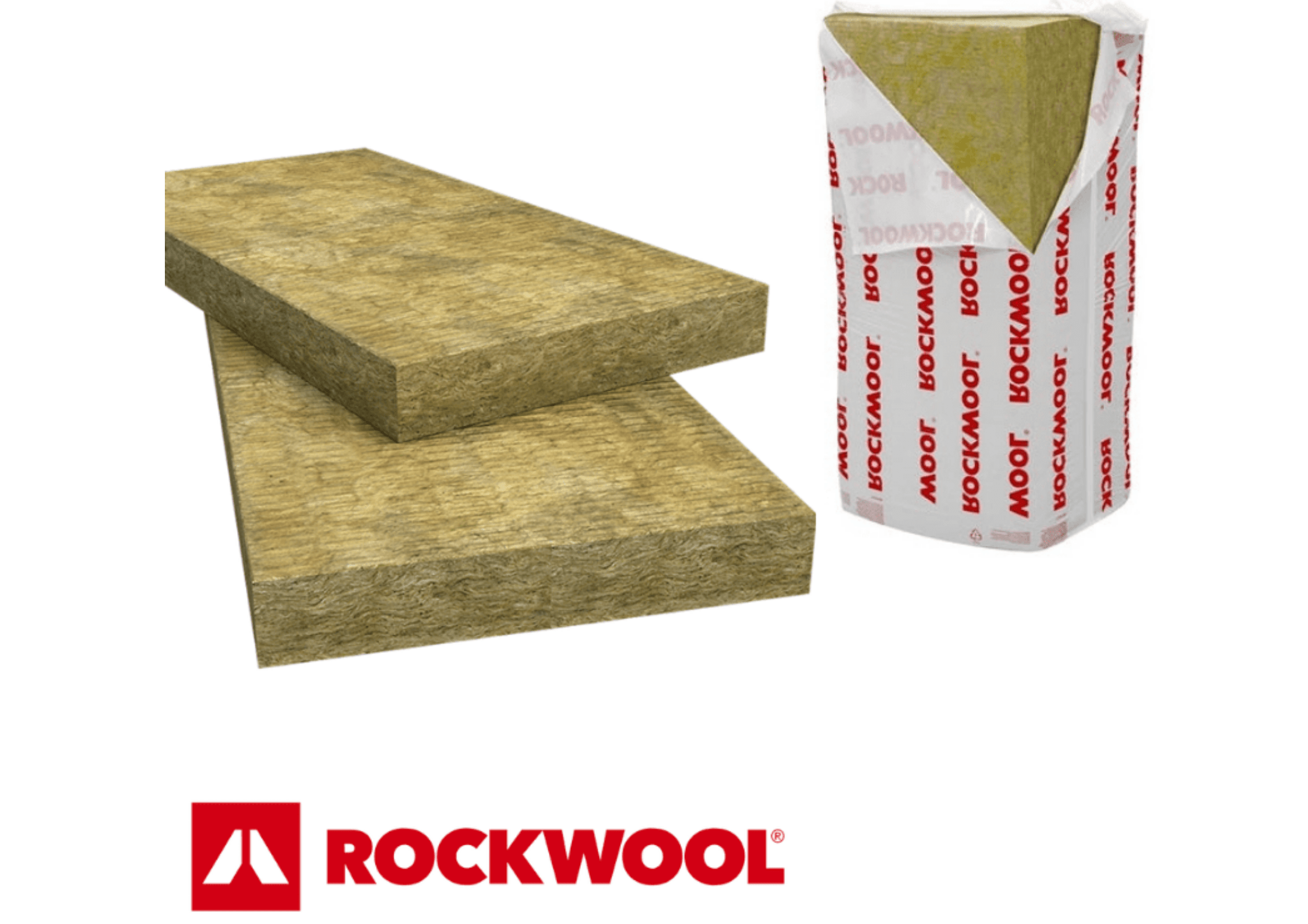 Rockwool RWA45 Acoustic Slab | 1200mm X 600mm X 100mm | Bulk Pallet