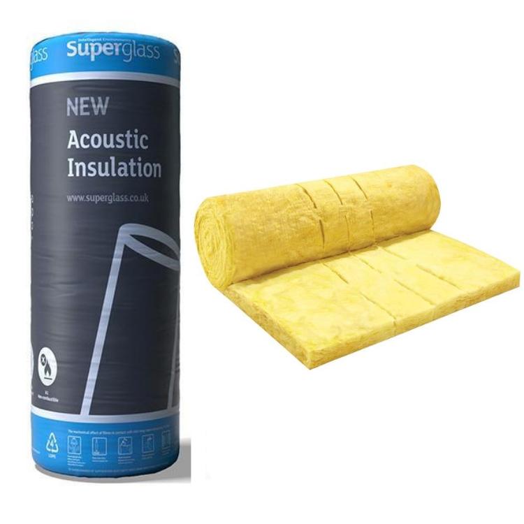 Superglass Superglass Multi Acoustic Roll 100mm - 12.12m2 5029768055041 IUK00894 Superglass Multi Acoustic Roll 100mm | insulationuk.co.uk