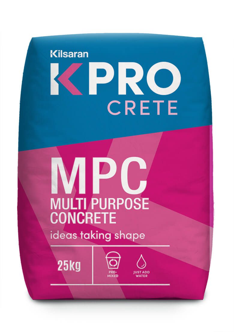 Kilsaran Cement, Mortar & Concrete Mixes KPRO Crete Multi Purpose Micro Concrete 25kg