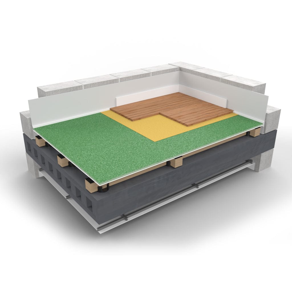 Tekfon Acustop Acoustic Vapour Floor Deck | 2400mm x 600mm