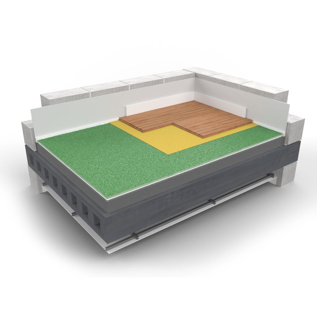 Tekfon Acustop Acoustic Vapour Floor Deck | 2400mm x 600mm