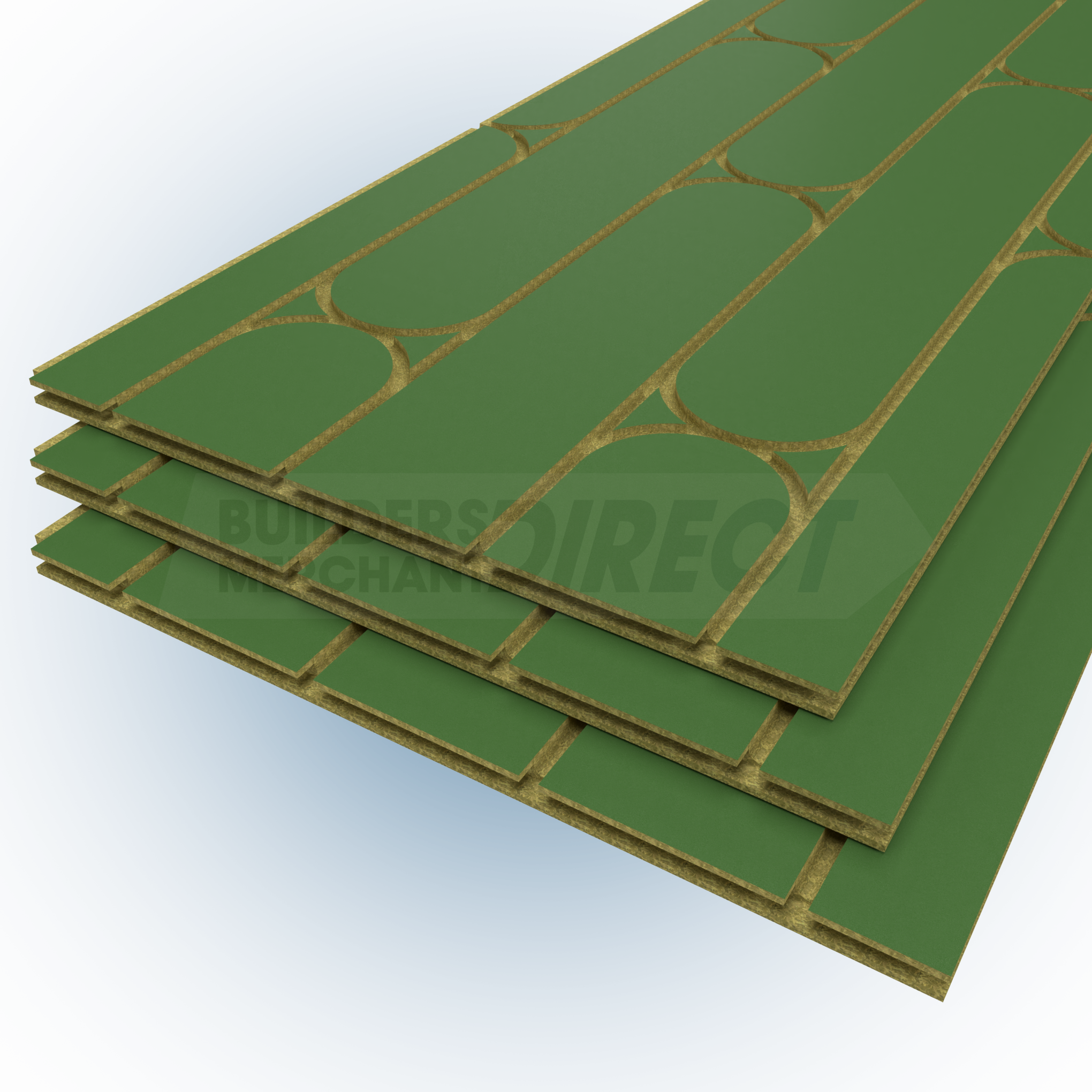 Tekwarm Insulation Tekwarm Routed Chipboard UFH Panels | 2400mm x 600mm x 22mm