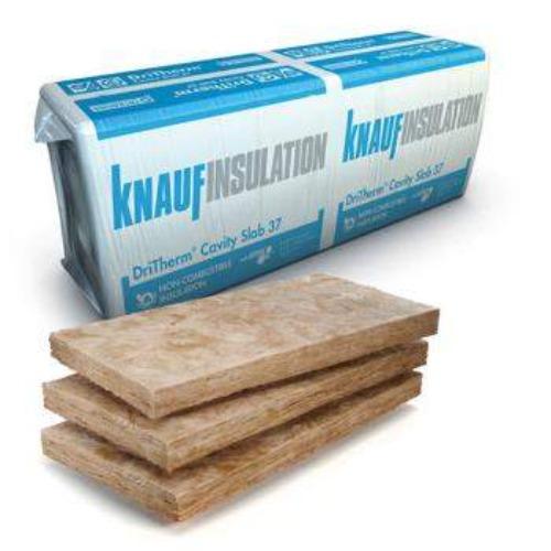 Knauf 1200 x 455 x 50mm - 12 Slabs = 6.552sqm Knauf DriTherm® Cavity Slab 37