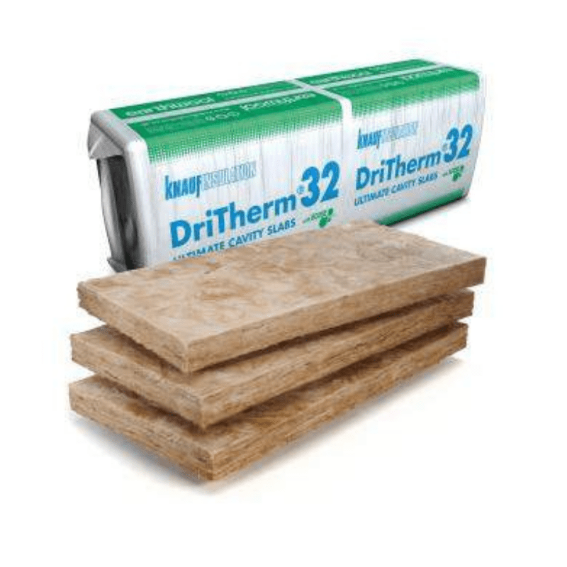 Knauf 1200 x 455 x 75mm 6 x Slabs = 3.276sqm Knauf DriTherm® Cavity Slab 32