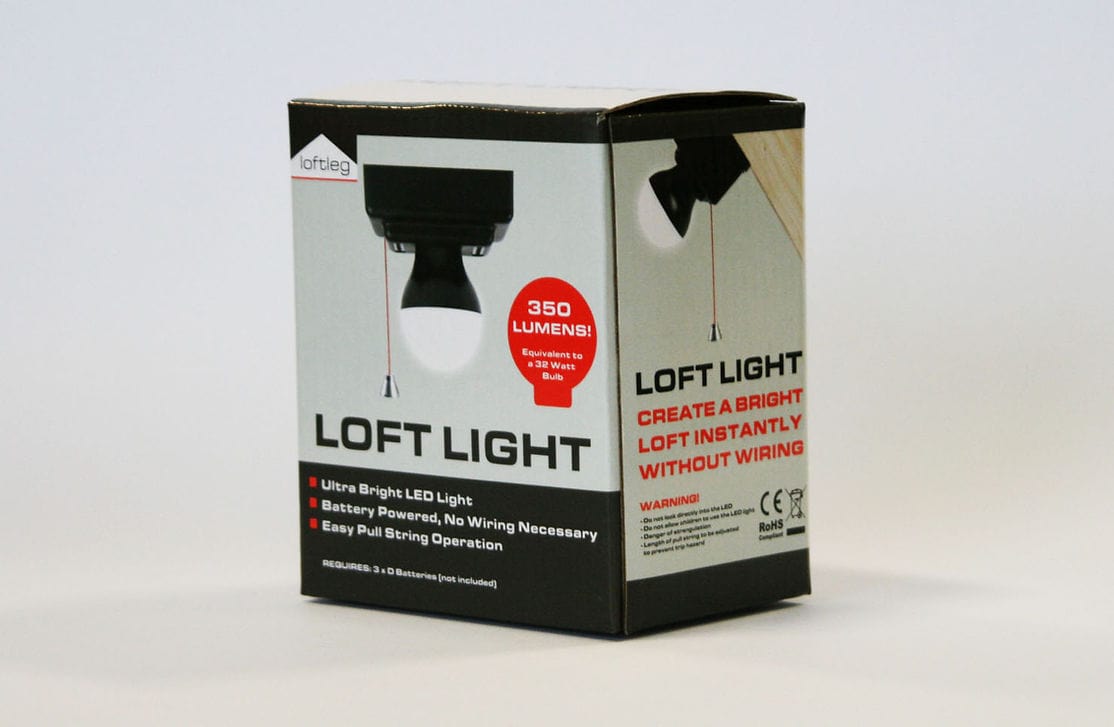 Loftleg Loft Bulb Mains Powered Adjustable LED Bulb