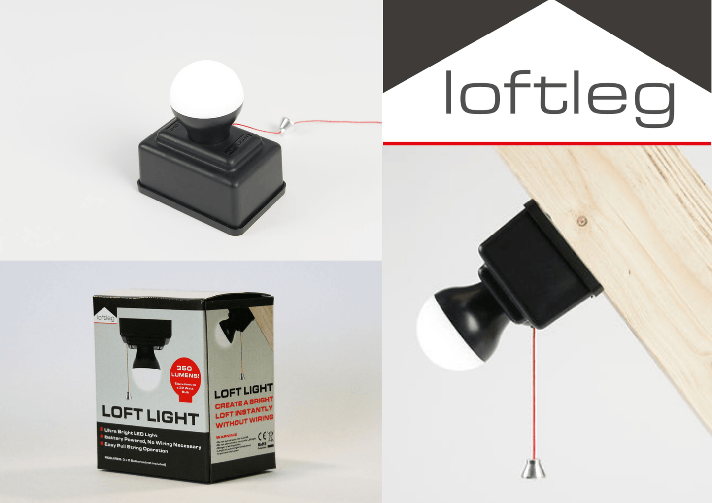 Loftleg Loft Light Battery Powered LED