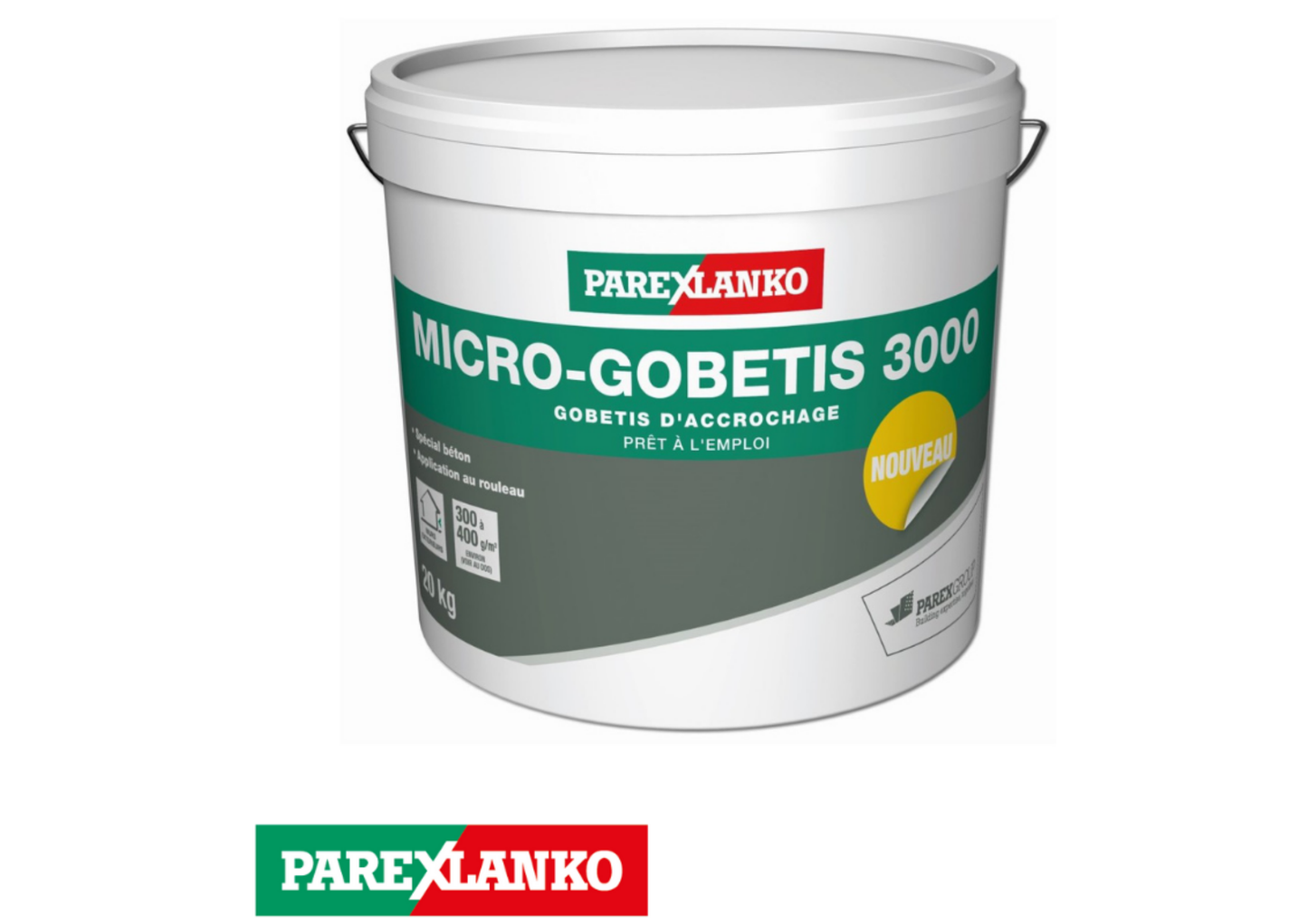 Parex Cement, Mortar & Concrete Mixes Parex Micro Gobetis 3000 20kg