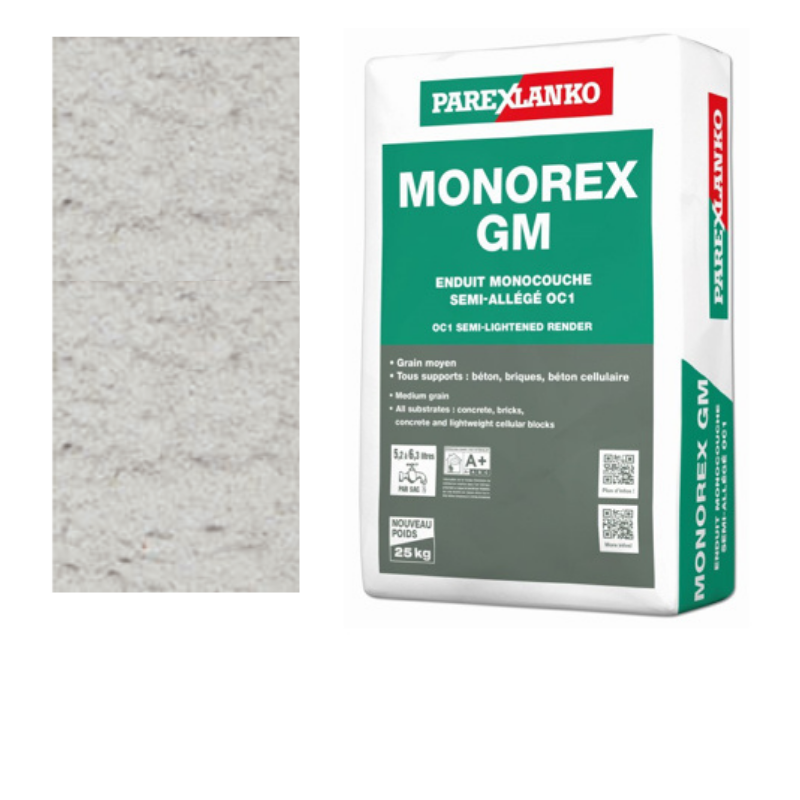 Parex Cement, Mortar & Concrete Mixes Parex Monorex Colour Render GM 25kg