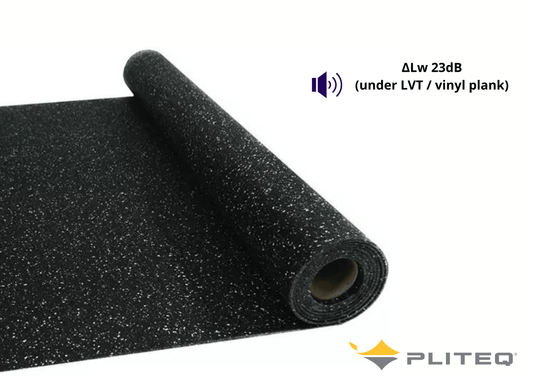 Pliteq® Sound Dampening Panels & Foam Pliteq Genie Mat RST05 Sound Control Underlayment 1.22m x 9.14m (11.15sqm / roll)