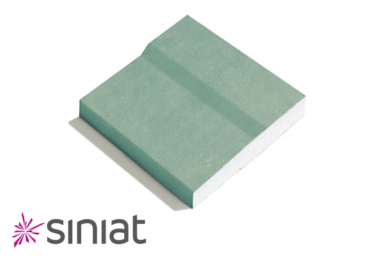 Siniat Drywall Siniat GTEC Moisture Plasterboard Tapered Edge 2400 x 1200 x 12.5mm