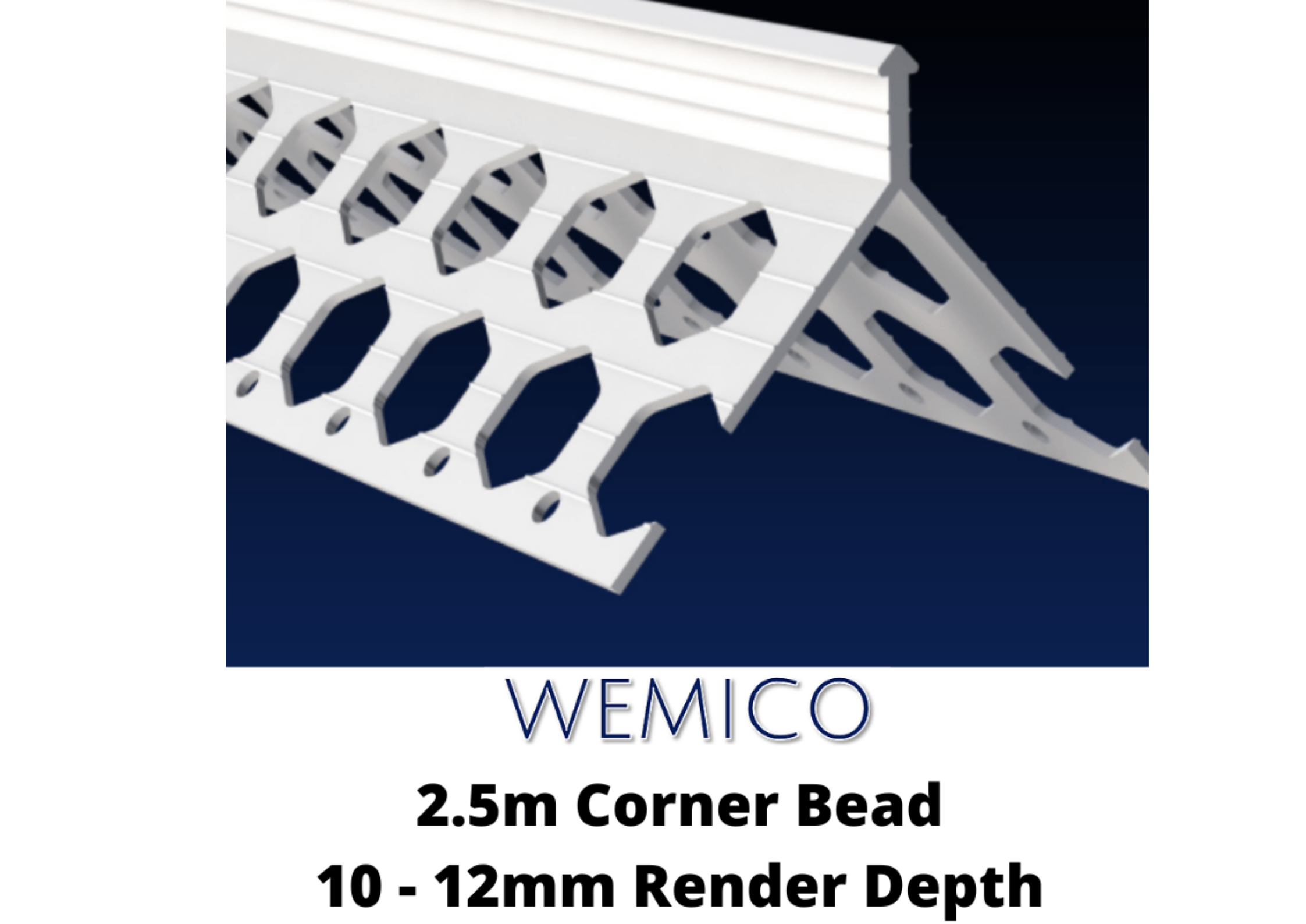 Wemico Wemico C10 PVC Corner Bead 2.5m